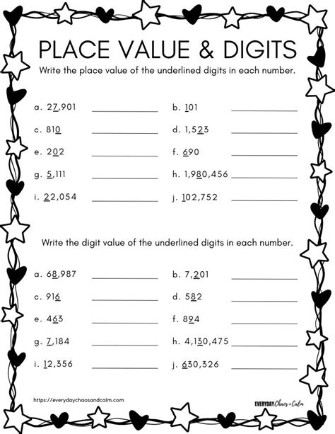 place value worksheets 3rd grade|3rd Grade Place Value Worksheets & Free Printables.